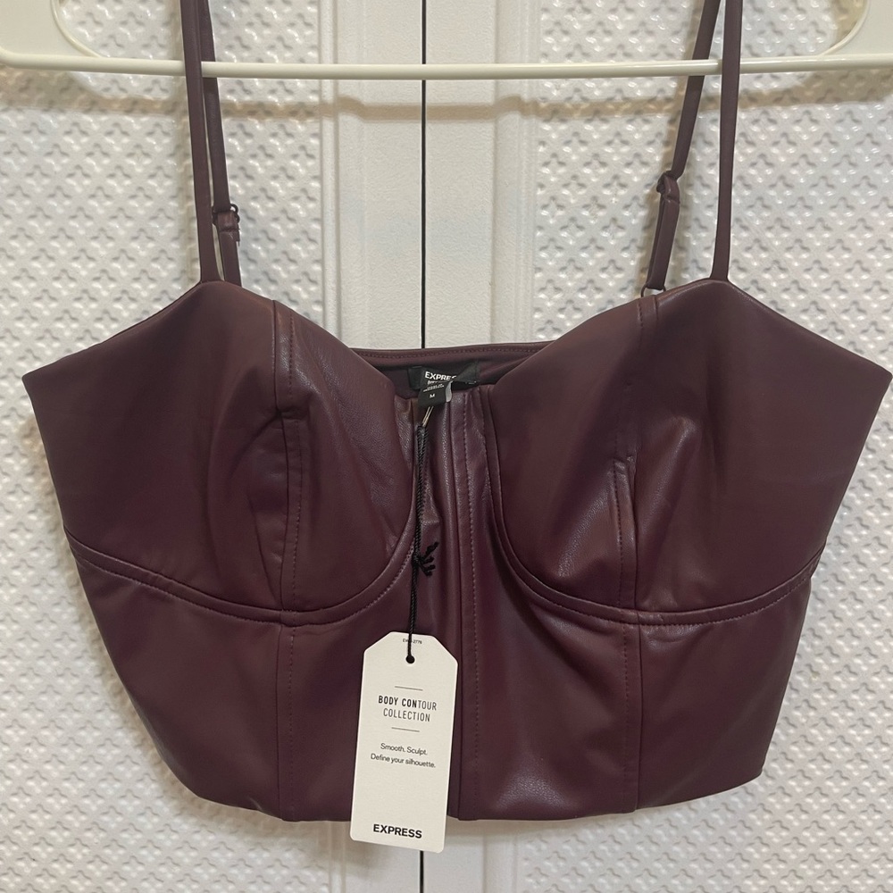 New Express Body Contour Faux Top
